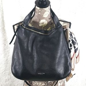 Coach pebbled leather hobo